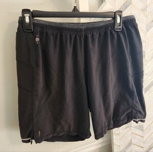 🏃‍♂️ Smartwool Small Active Lined Running Shorts Black Merino Sport Gym Outdoor